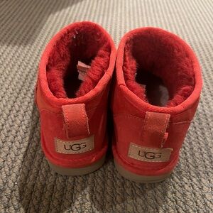 UGG Women’s Red Ultra Mini Boot